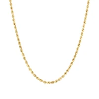 45cm (18") 4mm-4.5mm Rope Chain in 10kt Yellow Gold