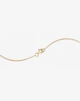"K" Initial Necklace with 0.10 Carat TW of Diamonds in 10kt Yellow Gold