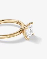 1.25 Carat TW Princess Cut Laboratory-Grown Diamond Solitaire Engagement Ring In 14kt White Gold