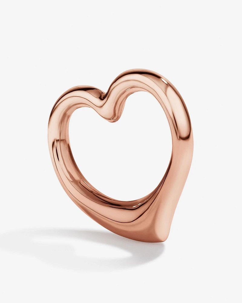 Heart Pendant in 10kt Rose Gold