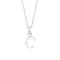 "Z" Initial Pendant in Sterling Silver
