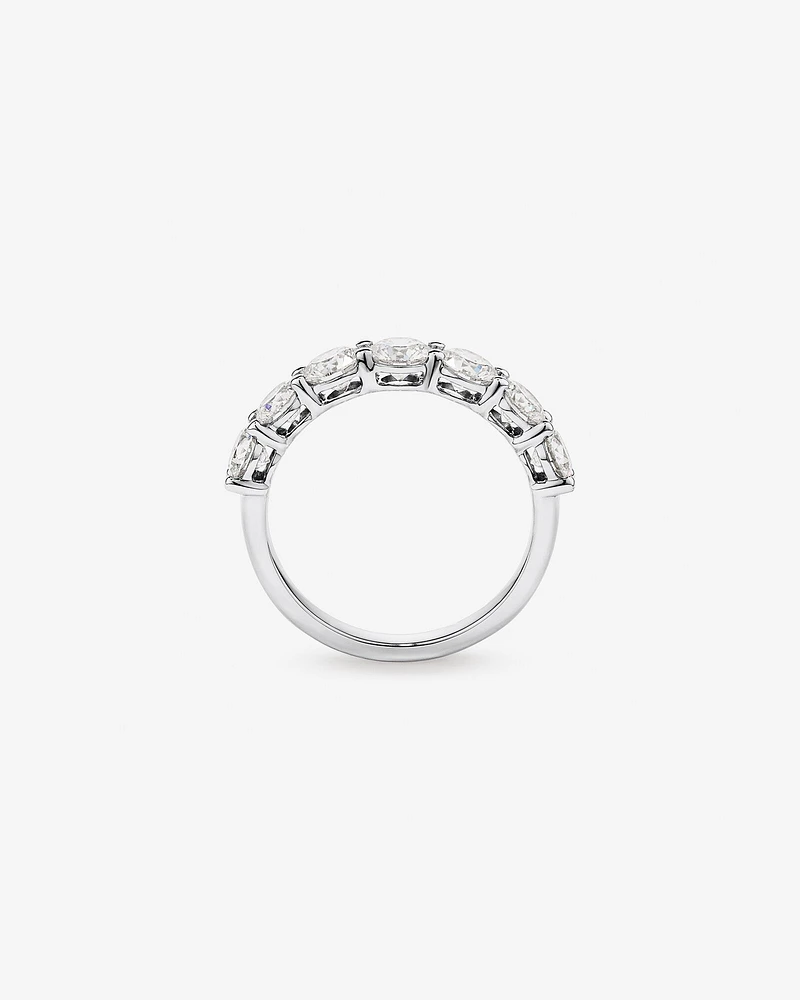 2.00 Carat TW Round Brilliant Laboratory-Grown Diamond Wedding Ring in 14kt White Gold