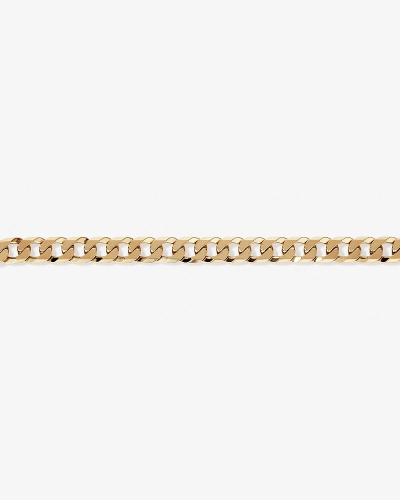 23cm (9.5") 12.5mm-13mm Width Curb Bracelet in 10kt Yellow Gold