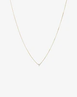 Necklace With 0.08 Carat TW Diamonds in 10kt Yellow Gold