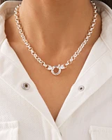 45cm (18") 6.5mm-7mm Width Belcher Chain in Sterling Silver