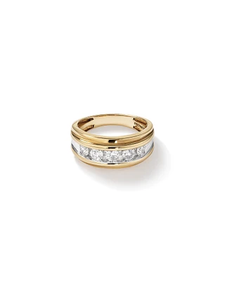 Men's Ring with 1 1/4 Carat TW of Diamonds in 14kt Yellow Gold