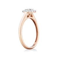 Promise Ring with 0.15 Carat TW of Diamonds in 10kt Rose Gold