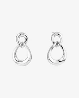 Linked Drop Earrings in Sterling Silver