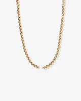 50cm (20") Large Belcher Open Pendant Chain in 10kt Yellow Gold