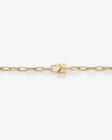 Signature Lock Bracelet in 10kt Yellow Gold