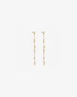 Drop Earrings with Opal & 0.15 Carat TW of Diamonds in 10kt Yellow Gold