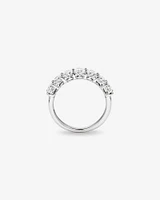 2.00 Carat TW Oval Laboratory-Grown Diamond Wedding Ring in 14kt White Gold