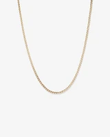 50cm (20") Semi Solid Curb Chain in 10kt Yellow Gold