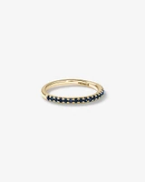 Sapphire Stacker Ring in 10kt Yellow Gold