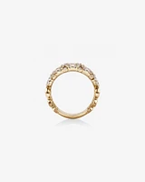 3 Row Bubble Ring with 3.00 Carat TW Diamonds in 14kt Gold