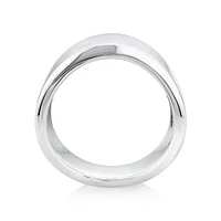 Sculpture Pointed Ring in Sterling Silver