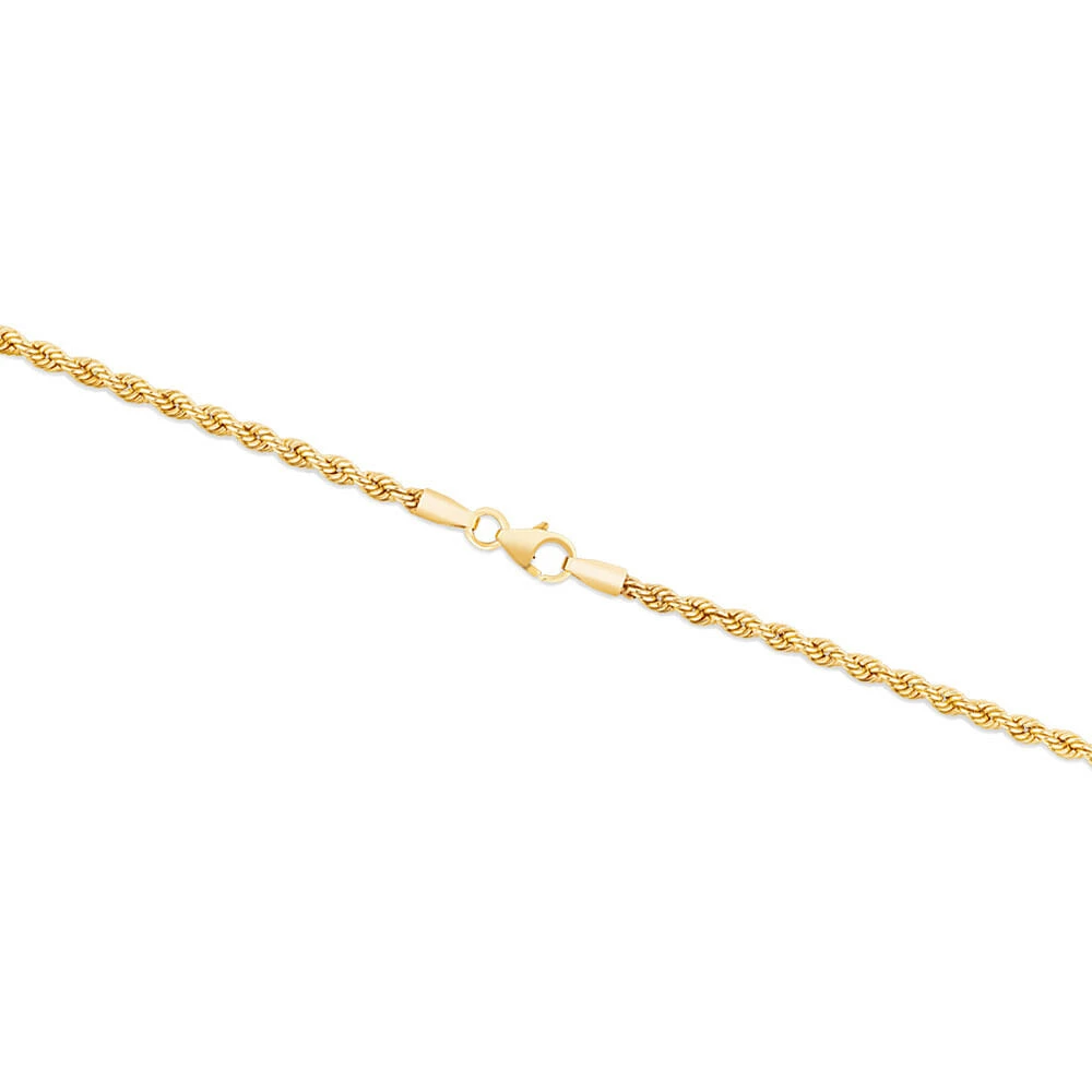 55cm (22") Rope Chain in 10kt Yellow Gold