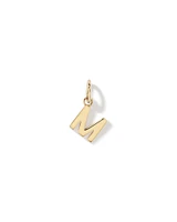 Letter Q Initial Pendant in 10kt Yellow Gold