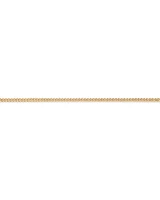 55cm (22") 6.3mm Width Solid Concave Bevelled Curb Chain in 10kt Yellow Gold