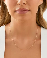 45cm (18") Box Chain in 10kt Rose Gold