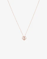 Mini Infinitas Pendant with Diamonds in 10kt Rose Gold