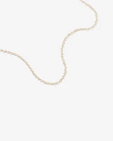 Heart Link Fancy Chain Necklace in 10kt Yellow Gold