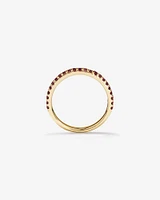 Ruby Stacker Ring in 10kt Yellow Gold