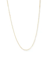 Heart Link Fancy Chain Necklace in 10kt Yellow Gold