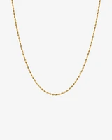 45cm (18") 2.5mm Rope Chain in 10kt Yellow Gold