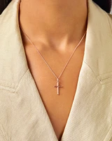 Cross Pendant in 10kt Rose Gold