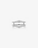 Bague complémentaire Evermore en or blanc 14 K avec diamants totalisant 0,50 ct