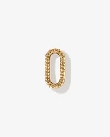 Twisted Paperclip Pendant Connector in 10k Yellow Gold