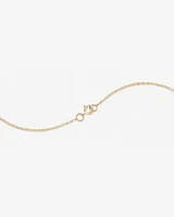 "K" Initial Necklace with 0.10 Carat TW of Diamonds in 10kt Yellow Gold