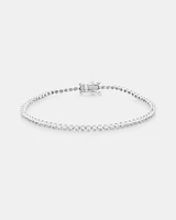 0.90 Carat TW Laboratory-Grown Diamond Tennis Bracelet in 10kt Yellow Gold