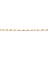 19cm (7.5") Singapore Bracelet in 10kt Yellow Gold