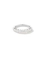 1.30 Carat TW Round Brilliant Laboratory-Grown Diamond Wedding Ring in 14kt White Gold