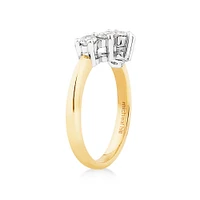 Wedding Ring with 1/2 Carat TW of Diamonds in 14kt Yellow & White Gold