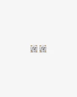 Certified Carat TW Diamond Solitaire Stud Earrings in 18kt White Gold