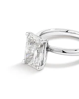 3.00 Carat TW Radiant Cut Laboratory-Grown Diamond Solitaire Engagement Ring in Platinum