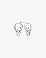 Knots Earrings in Sterling Silver