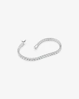 Tennis Bracelet with Cubic Zirconia in Sterling Silver