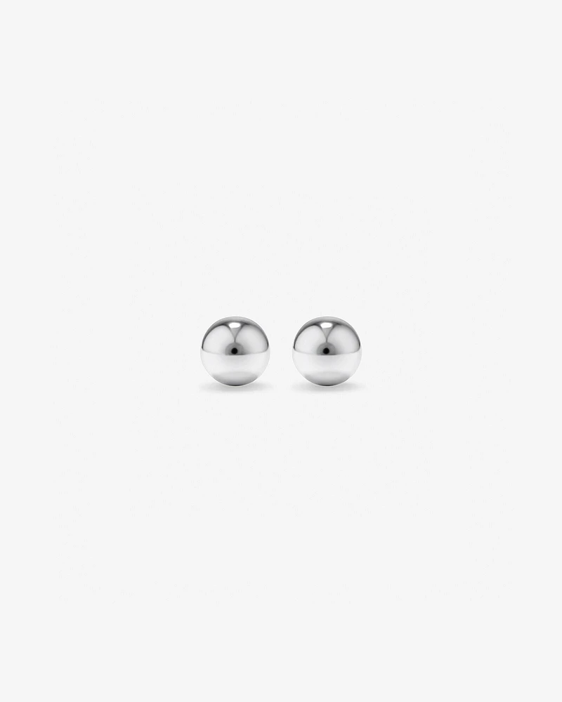 4mm Ball Stud Earrings in Sterling Silver