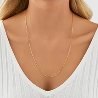 55cm (22") Box Chain in 10kt Yellow Gold