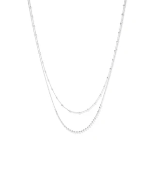 45cm Multi-Layer Bead Chain in Sterling Silver