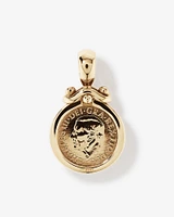 Quarter Sovereign Medallion Pendant in 10kt and 22kt Yellow Gold