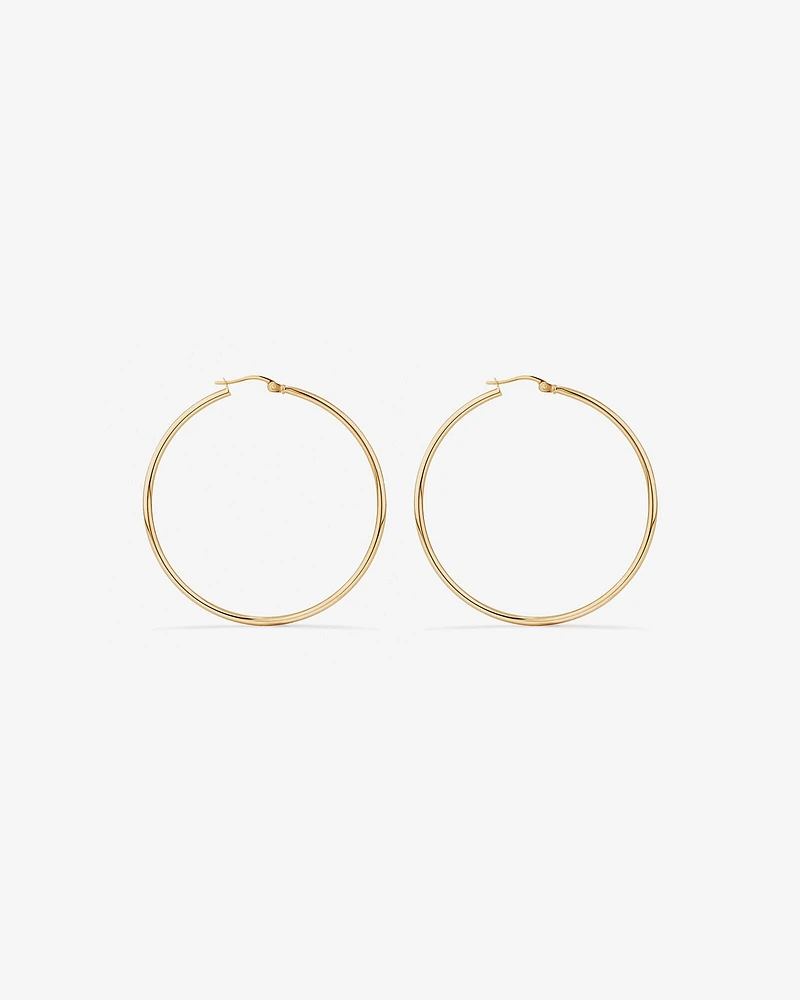 45mm Hoop Earrings in 10kt Yellow Gold