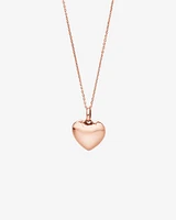 Puff Heart Pendant in 10kt Rose Gold