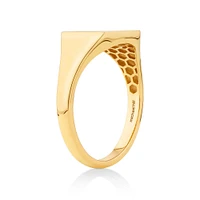 Square Signet Ring in 10kt Yellow Gold