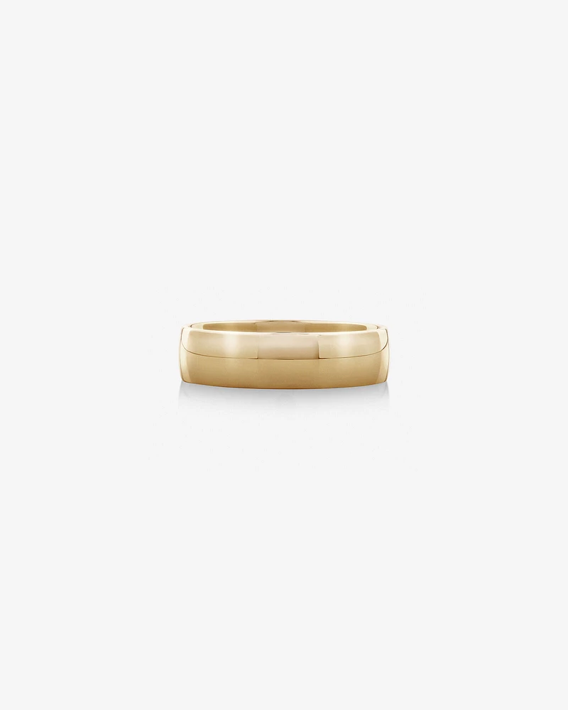 Half Round Wedding Band in 10kt Rose Gold