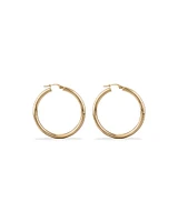 30mm Hoop Earrings in 10kt Yellow Gold